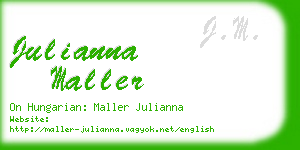 julianna maller business card